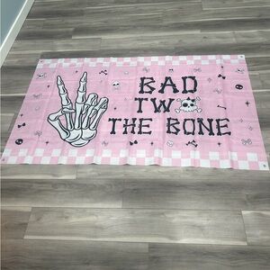 Girls 2nd birthday party decorations - Bad Two The Bone theme